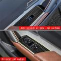 Car Black Window Glass Lift Button Switch Cover for Mazda 2022+ Rhd