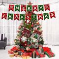 Christmas Pull Flag Banner Flag Holiday Background Wall Decoration 3
