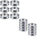 8 Pcs 4.1 Inch Muffin Tart Rings for Home Cooking Baking Tools