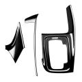 3pcs Glossy Black Central Gear Panel for Honda Hrv 2021 2022 Rhd