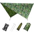 Camping Tarp Waterproof,hammock Rain Fly,91 X 83 Inch,camouflage