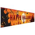 250x48cm Latest Happy Halloween Print Party Backdrop Hanging Banner B