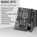 B250c Btc Mining Motherboard with G3900 Cpu+cooling Fan Ram Sata3.0