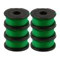 6 Pcs Thread Spools for Black and Grass Trimmer, 5.9m, Diameter 2mm