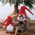 2pcs Gnome Doll with Long Red Hat Heart Style Christmas Home Gifts
