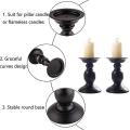 Black European Metal Candlestick Wedding Party Decoration Gifts-b