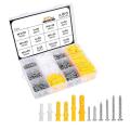 Drywall Anchors Screw Assortment Kit, Self Tapping Screw and Plastic