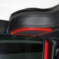 Roof Top Speaker Audio Cover for Jeep Wrangler Jk, Abs Red