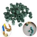 50pcs 1/4 Inch Charging Hose Manifold Repair Kit Sealing Ring(green)