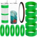 10 Pack Silicone Bands for Sublimation Tumbler, Diy Blank Cup A
