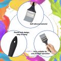 Silicone Color Shaper Brush Water Based Painting Tool, 2.5 Inch