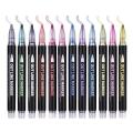12 Colors Outline Metallic Markers Glitter Outline Pens