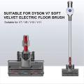 Electric Turbo Roller Brush Head for Dyson V7 V8 V10 with Led Lights