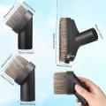 25mm and 36mm Horsehair Round Brush, 5.9-inch Vacuum Floor Brush