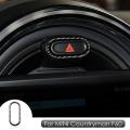 Carbon Fibre Warning Light Button Switch Cover for Mini Cooper F55