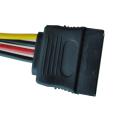 6in Sata Power Y Splitter Cable Adapter - M/f (power Cable)