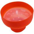 Microwave Silicone Foldable Red Kitchen Popcorn Bucket Bowl with Lid