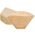 200 Piece Set No. 02 Coffee Filter Cone Paper Natural