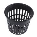 10pcs 3 Inch Mesh Pot Net Planting Basket Hydroponic Black