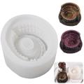 Silicone Mould, Candle Holder Mould, Colosseum Decorative Tray