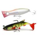 4pcs Arrive 8cm 14g Soft Bait Lead Head Sea Fish Lures T Tail