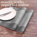 8 Pcs Placemats Heat Resistant for Kitchen Dining Table 45 X 30cm