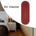 Plug In Air Purifier for Home Cleaner Mini Air Ionizer Red Eu Plug