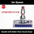 Double Soft Roller Head Quick Release Electric Floor Head for Dyson