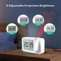 Alarm Clock with Projection, 4 Adjustable Projection Brightness