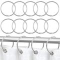 30 Pieces Of Shower Curtain Ring 5cm Stainless Steel Metal Hook