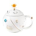 1 Set Coffee Mug Decorative Astronaut Planet Water Cup Drinking Mug A
