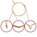 20 Pcs Gold Metal Drapery Loops with Eyelet for Hook Pins (1.5 Inch)