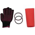 Sublimation Tumblers Silicone Bands Sleeve Kit with Gloves,tape B