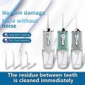 Electric Portable Tooth Cleaner Oral Cleaning Irrigator (dark Green)