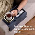 Couch Tray, Silicone Anti-spill and Anti-slip Recliner Table Tray
