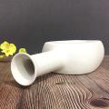 White Ceramic Vase-elegant Design-table Center Vase Perfect (m)