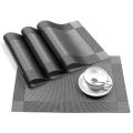 8 Pcs Placemat Pvc Dining Non-slip Insulation Table Mat Plate Pads