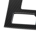 Car Carbon Fiber Abs Gear Box Frame Decoration Cover Trim Stickers