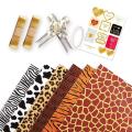 6 Pcs Leopard Wrapping Paper for Holiday Gift Wrapping Paper 50x70cm