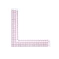 Sewing 90-degree L Shape Square Metric & Imperial Clothing Ruler