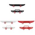 Metal Front and Rear Bumper with Tow Hook for Axial Scx24 Axi00005,2