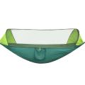 Portable Automatic Camping Hammock with Mosquito Net,green
