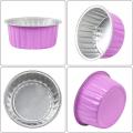 Foil Cupcake Liners with Lids, Foil Liners Cups with Lids Rose Red