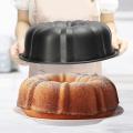 2 Pcs 10 Inch Tube Cake Pans for Baking, Carbon Steel Baking Mold