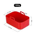 Air Fryer Silicone Basket Tray for Ninja Dz201 Air Fryer Red