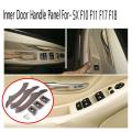 7pcs Car Inner Door Handle Panel Trim For-bmw 5x F10 F11 F17 F18