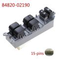 New 84820-02190 Electric Window Master Control Switch for Toyota
