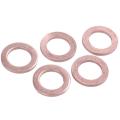 50 Pcs Copper Crush Washer Flat Seal Ring Fitting 6mm X 10mm X 1mm