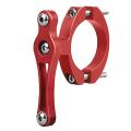 Bicycle Mtb Water Bottle Cage Holder Clamp Handlebar Bracket,red