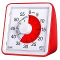 60 Minute Kids Timer,3 Inch Silent Visual Analog Timer for Kids,red